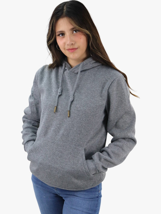 Hoodie unisex gris