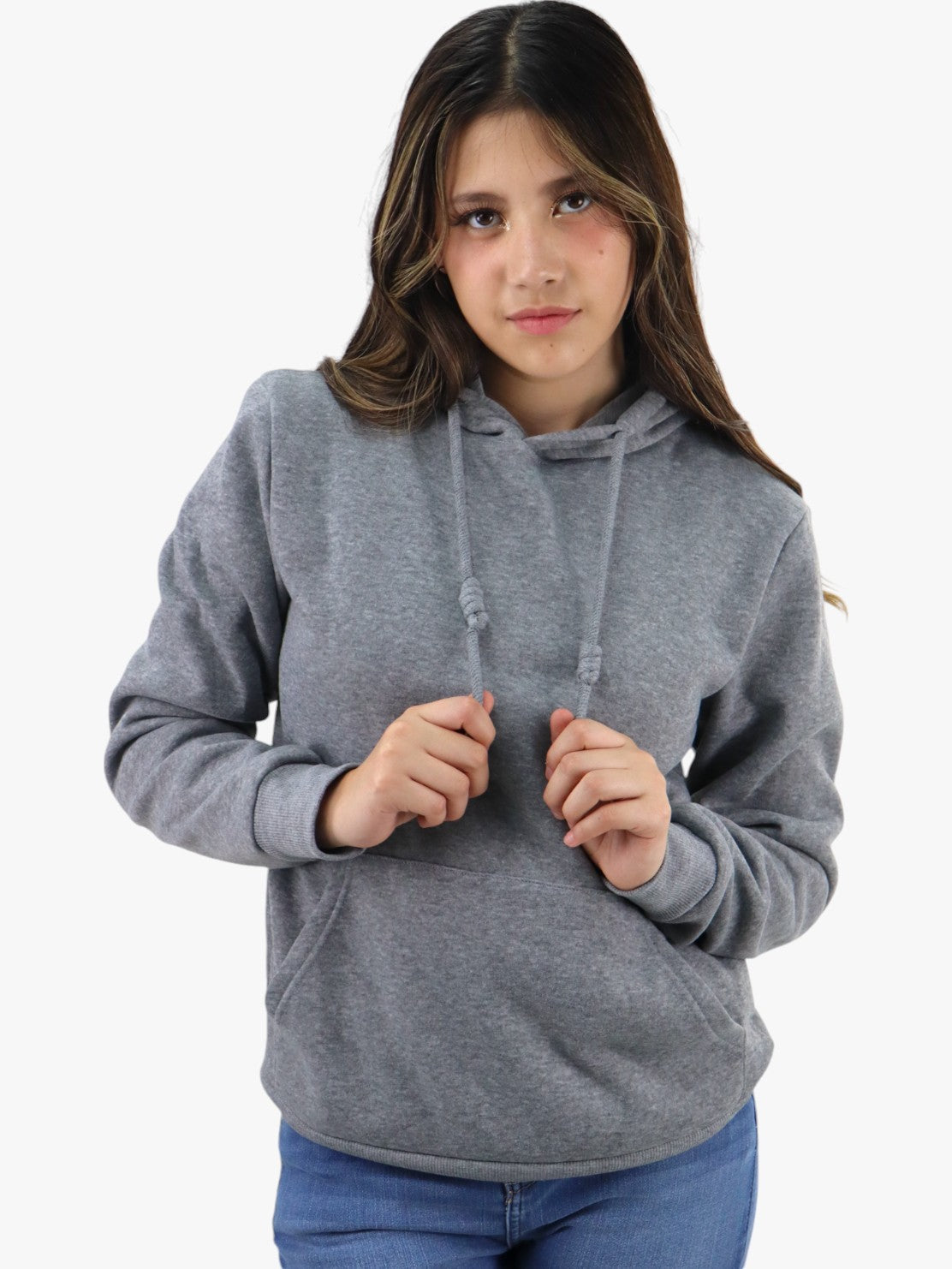 Hoodie unisex gris