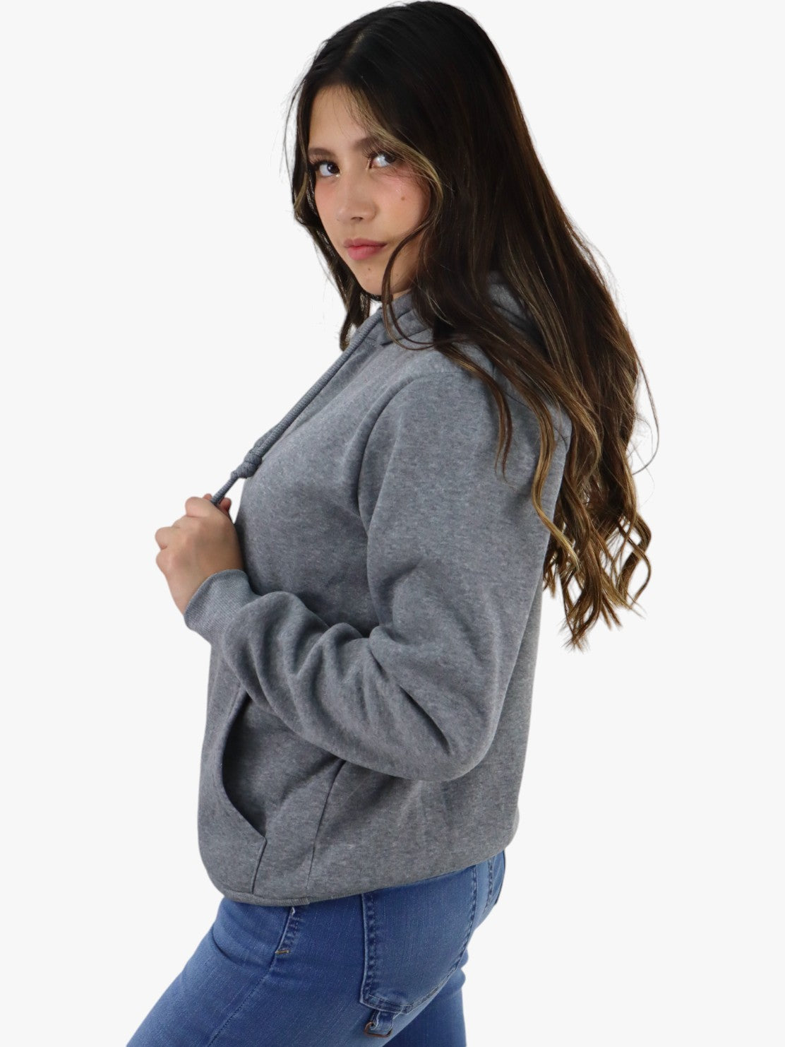 Hoodie unisex gris