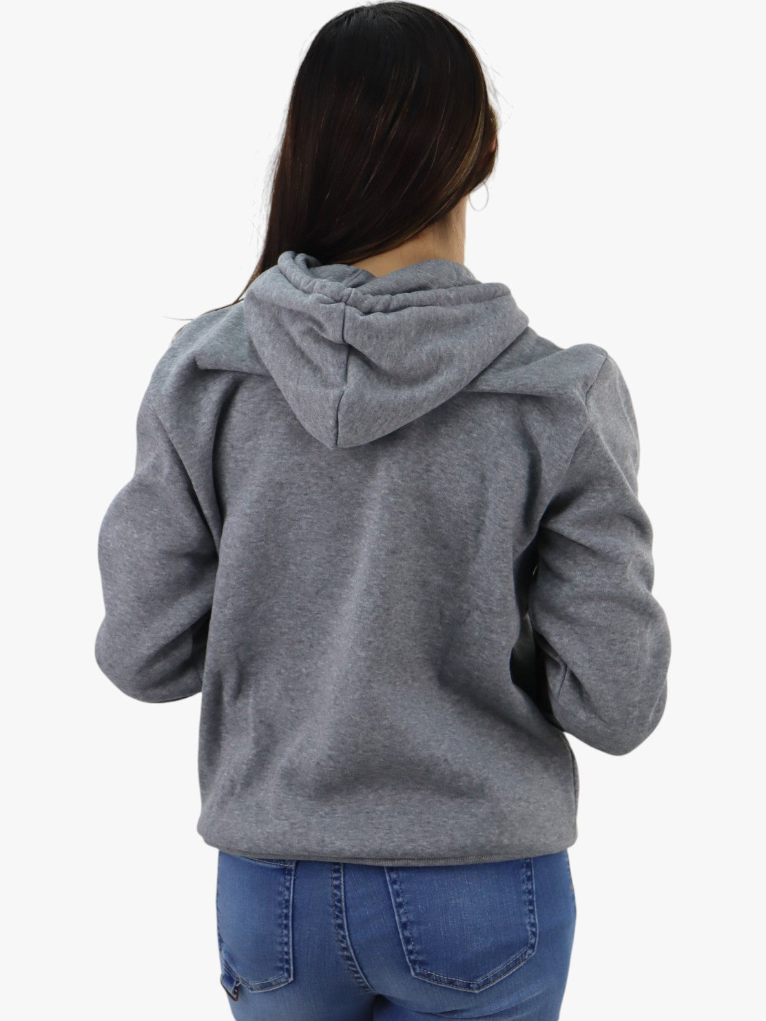 Hoodie unisex gris