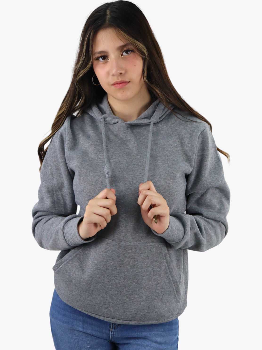 Hoodie unisex gris