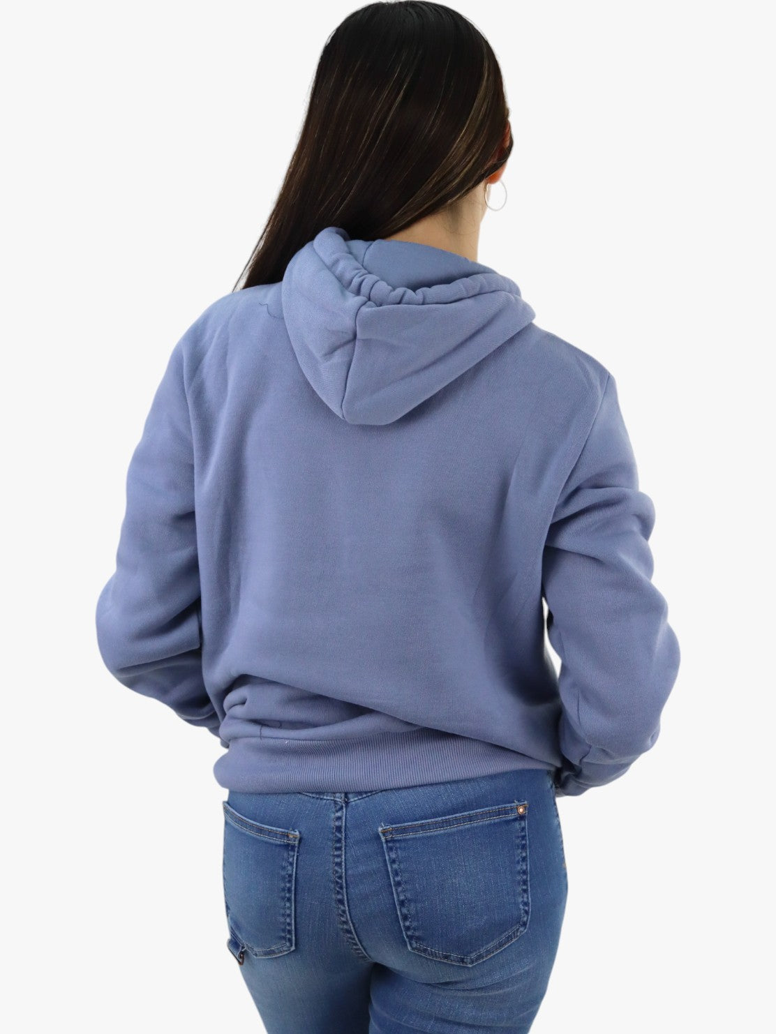 Hoodie unisex gris azulado