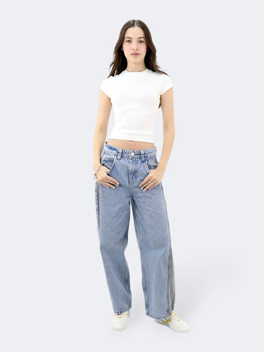 Jeans Super Baggy-Tiro Alto
