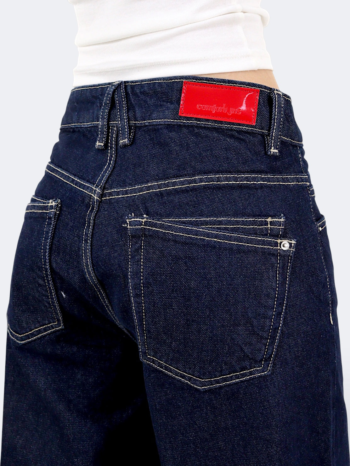 Jeans Wide Leg-Tiro Alto
