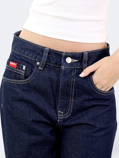 Jeans Wide Leg-Tiro Alto