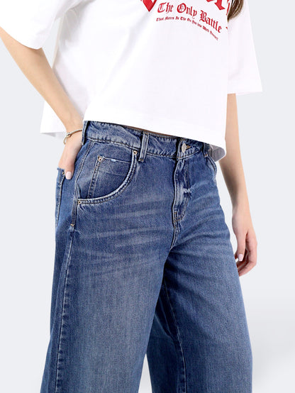 Jeans Super Baggy-Tiro Medio