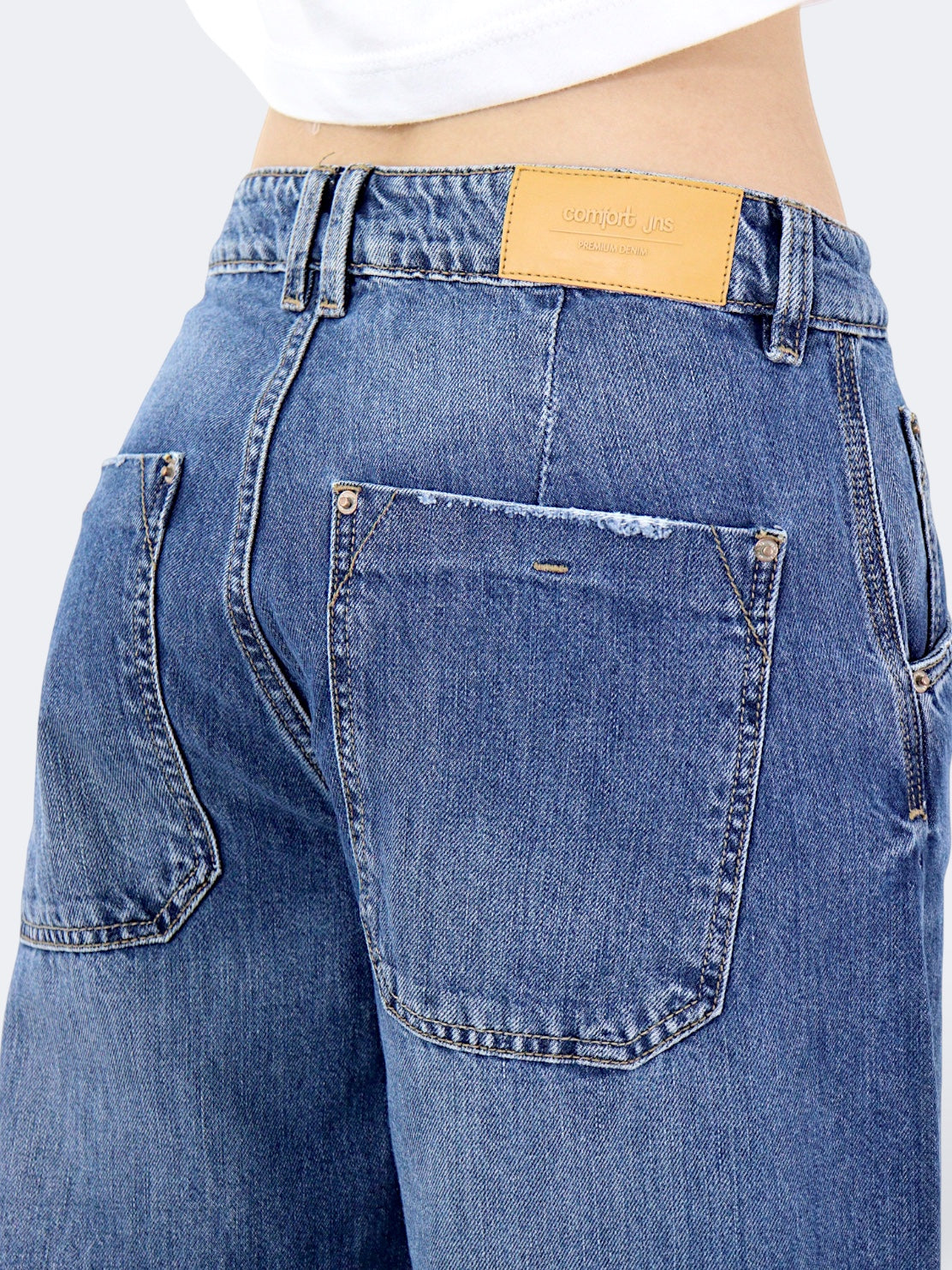 Jeans Super Baggy-Tiro Medio