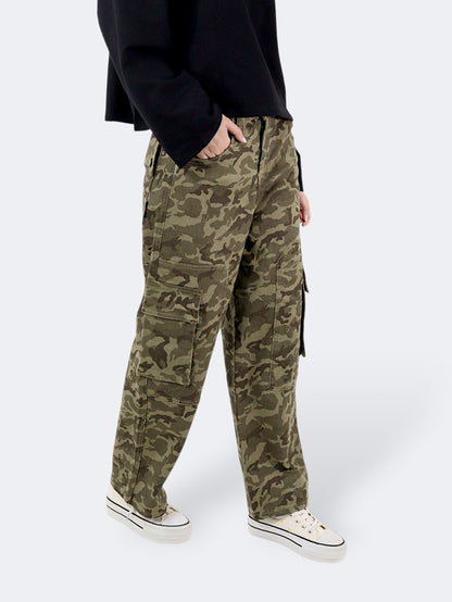 Jeans Baggy-Tiro Alto
