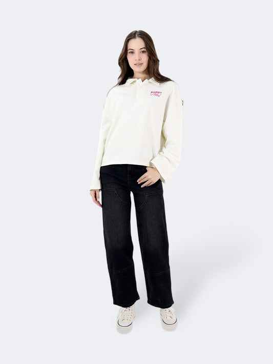 Jeans Baggy-Tiro Alto