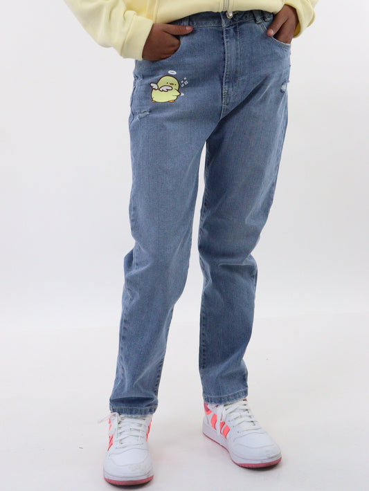 Jeans mom clasic edición especial con estampado (NUEVA TEMPORADA)