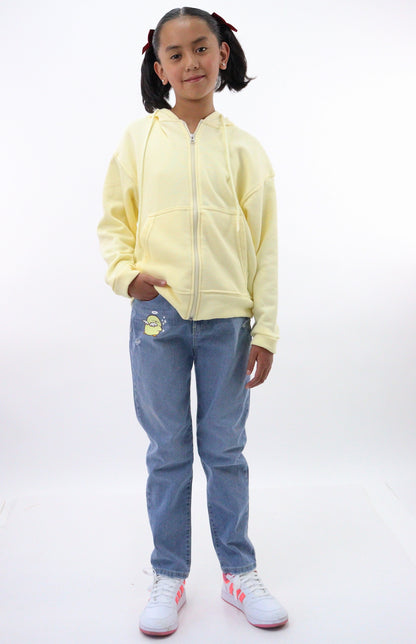 Jeans mom clasic edición especial con estampado