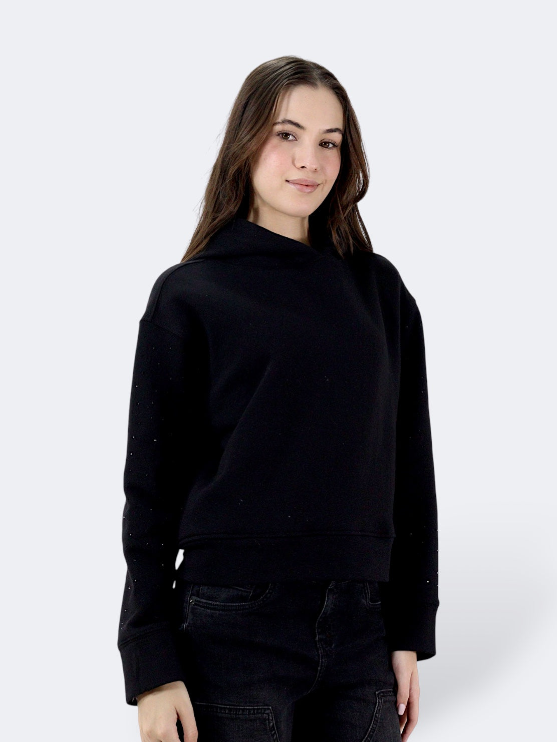 Sudadera Cerrada Brillos