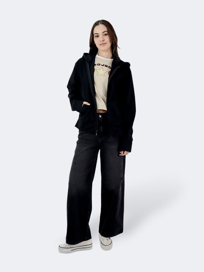 Jeans Wide Leg-Tiro Alto