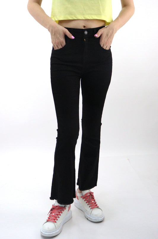 Jeans acampanado negro
