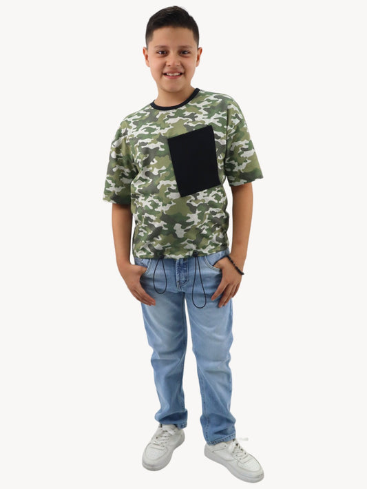 Jeans slim azul claro