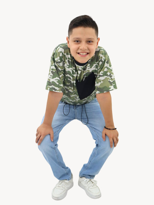 Jeans slim azul claro