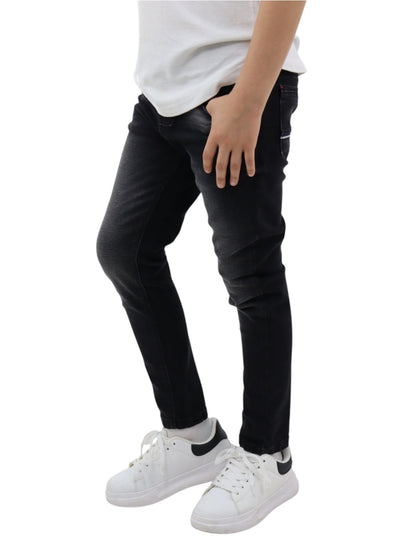 Jeans skinny negro deslavado