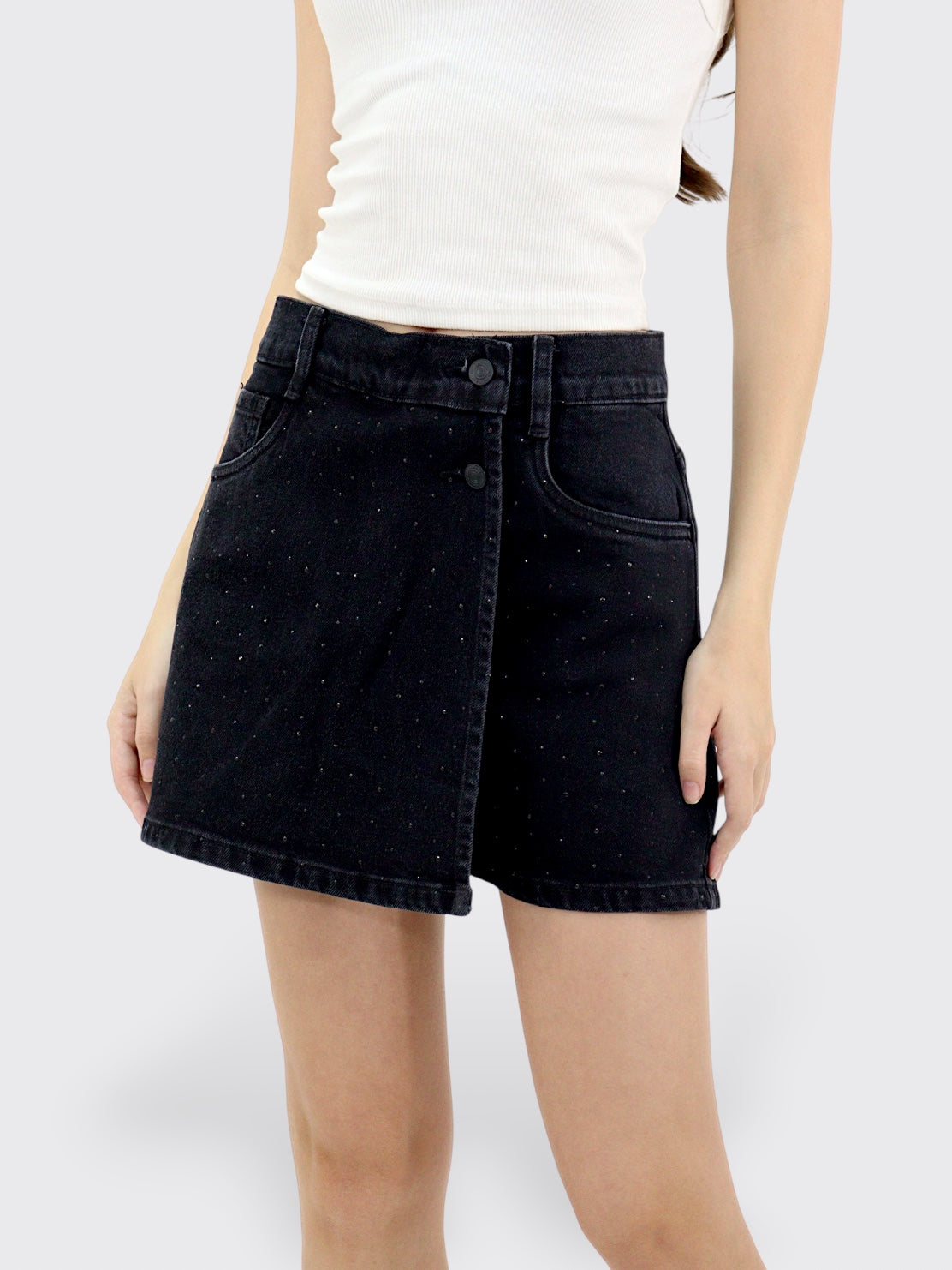 Short Falda Brillos