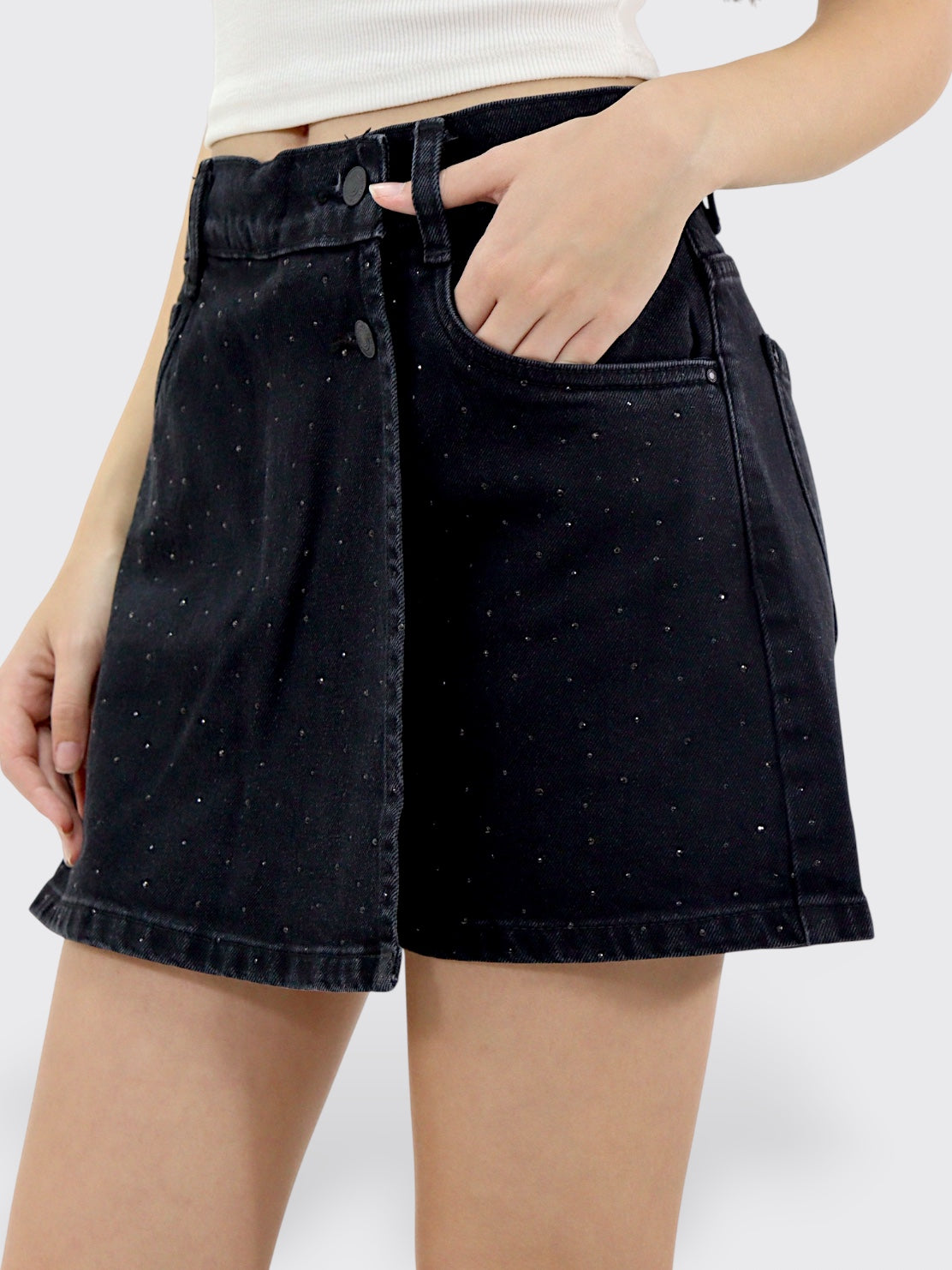 Short Falda Brillos