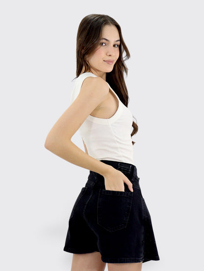 Short Falda Brillos