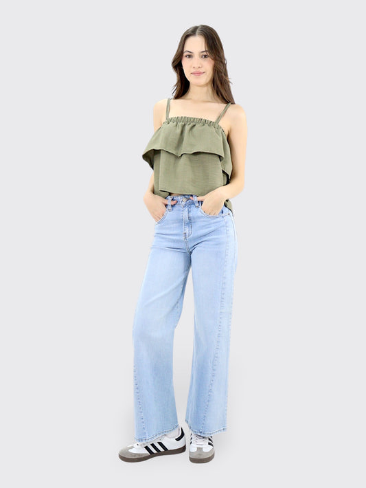 Jeans Wide-Tito Alto