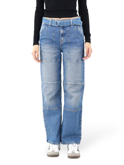 Jeans Baggy-Tiro Alto