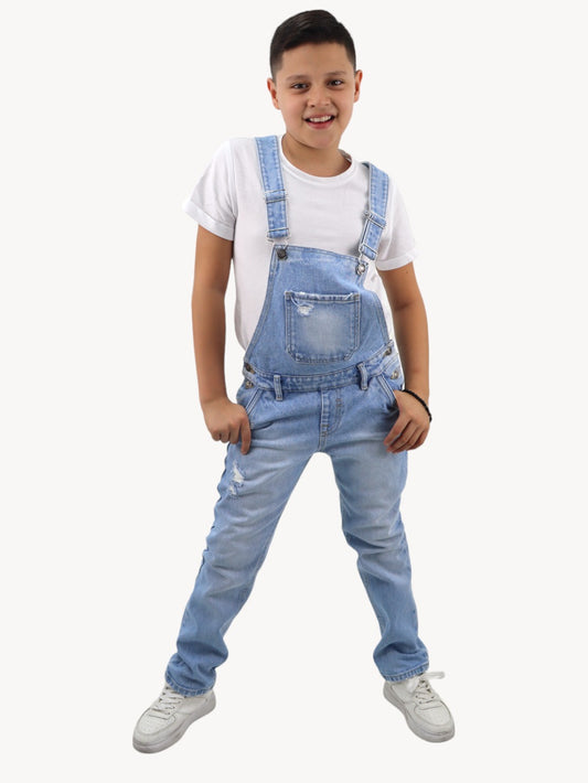 Peto con destrucción azul claro