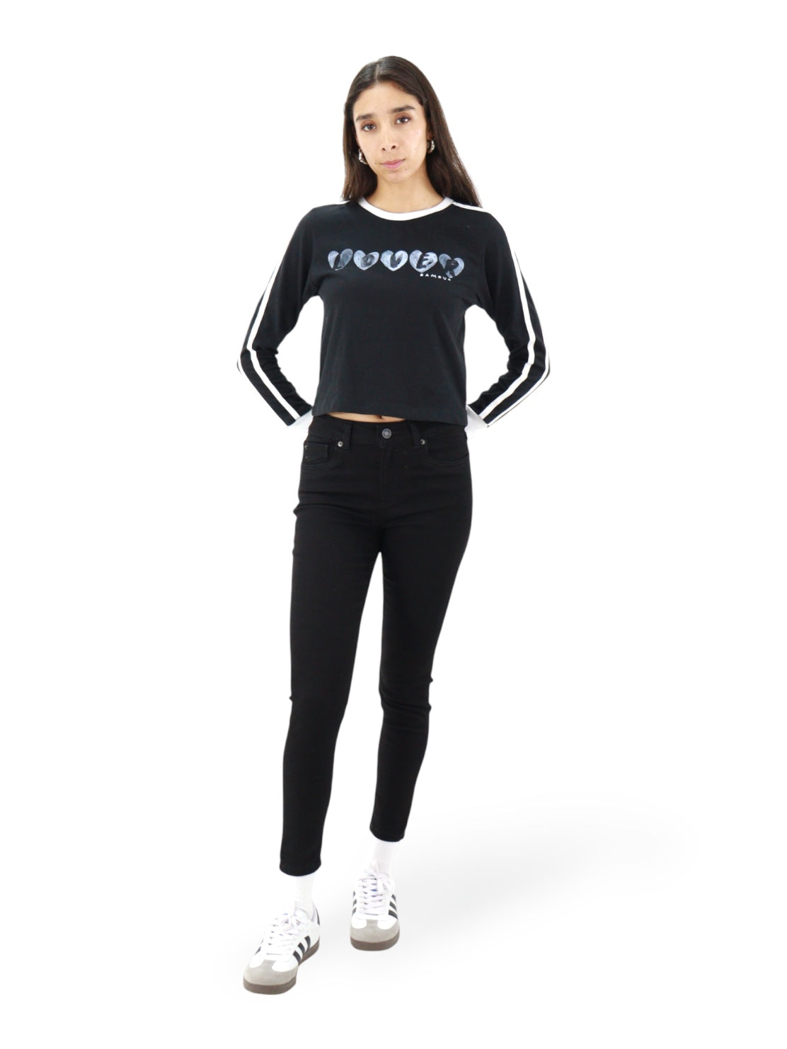 Jeans Skinny Tiro-Medio