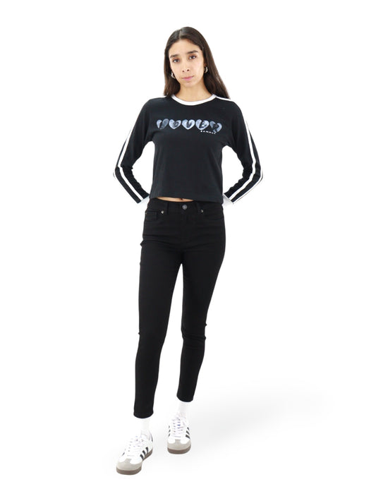 Jeans Skinny Tiro-Medio