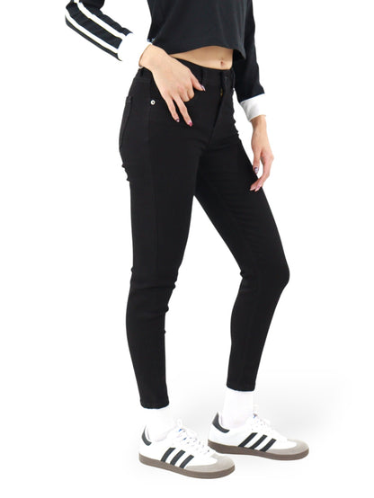 Jeans Skinny Tiro-Medio