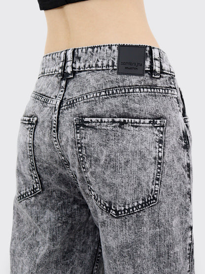 Jeans Wide-Tiro Alto