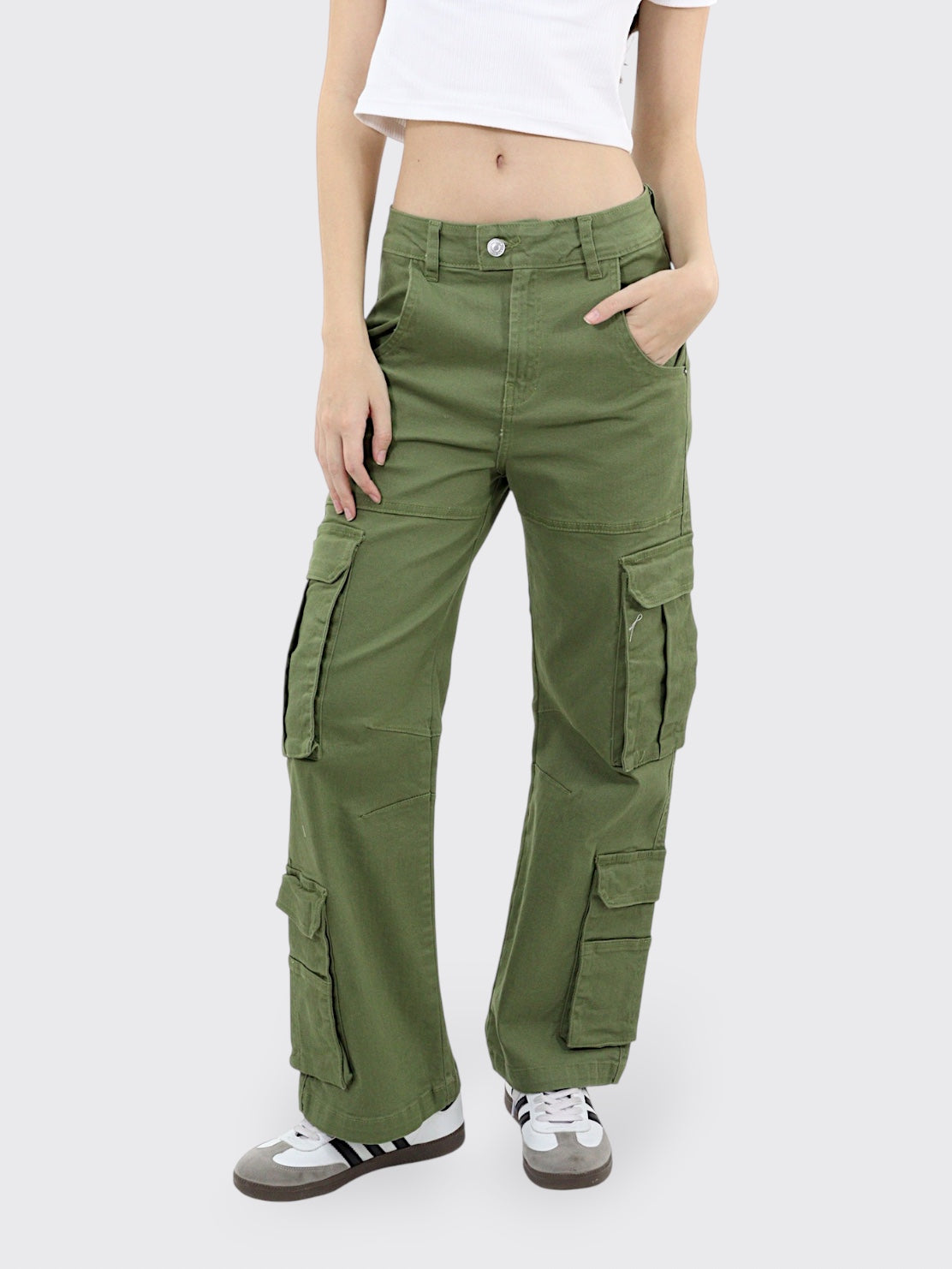 Pantalón Wide-Tiro Alto