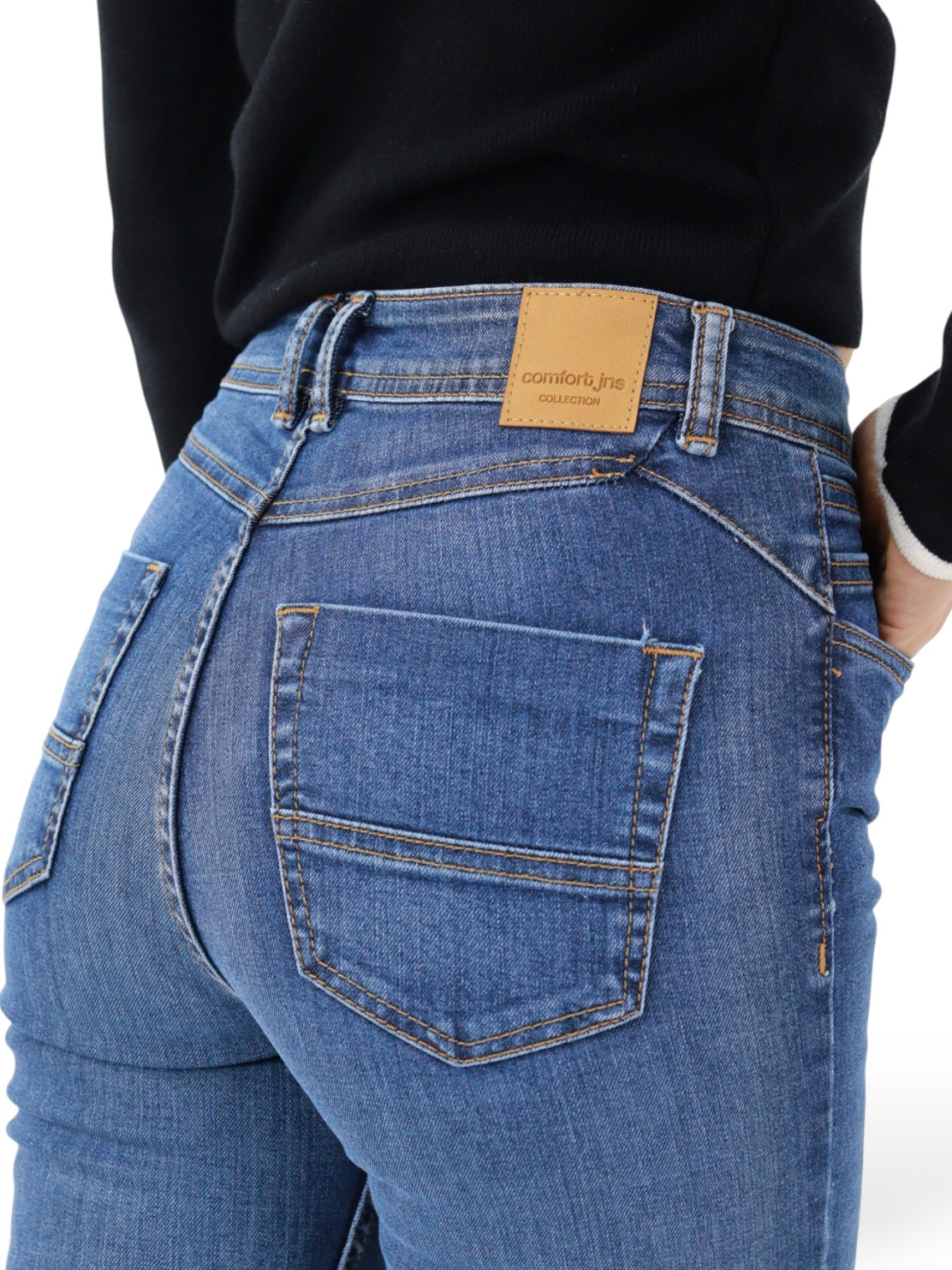 Jeans Skinny Con Destrucción