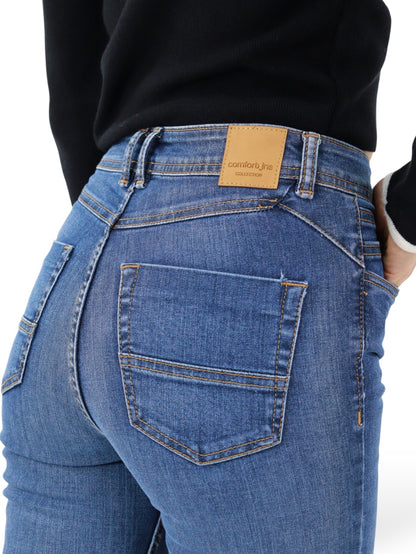 Jeans Skinny Con Destrucción