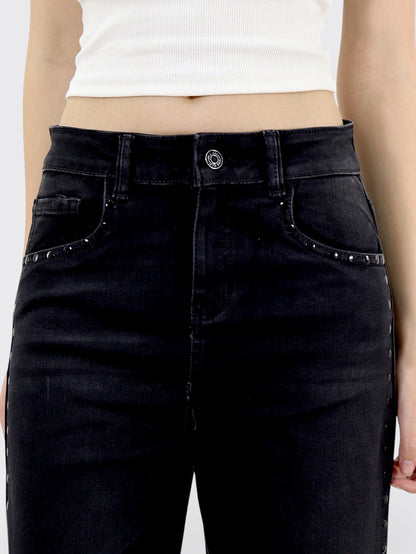 Jeans Wide-Tiro Alto