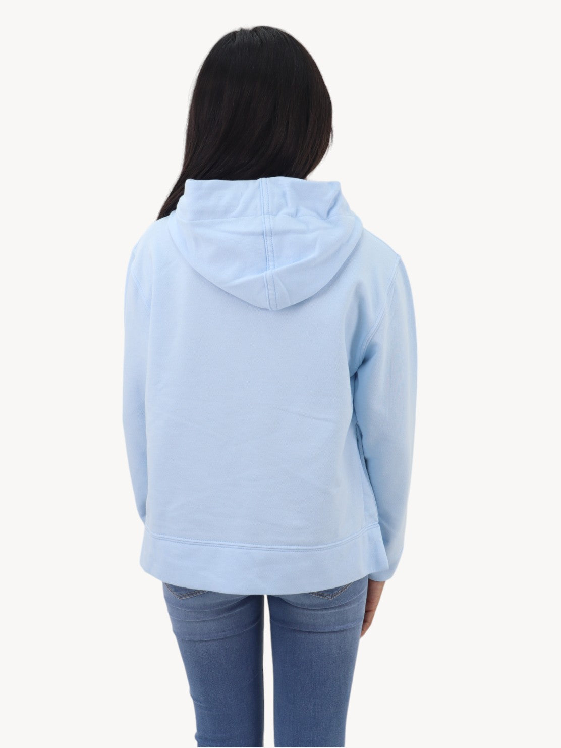 Sudadera con capucha azul
