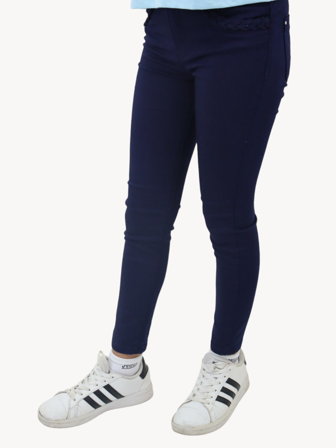 Jeans skinny de color azul marino