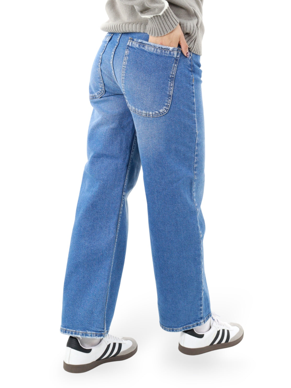 Jeans Super Baggy-Tiro Alto