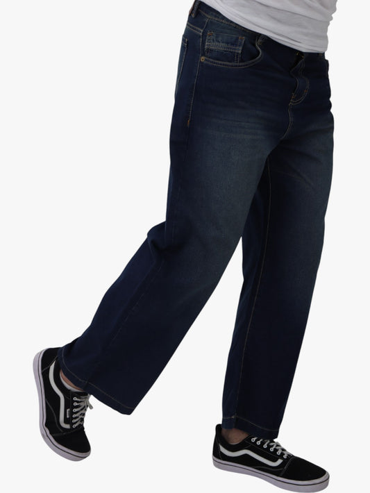 Jeans baggy azul deslavado