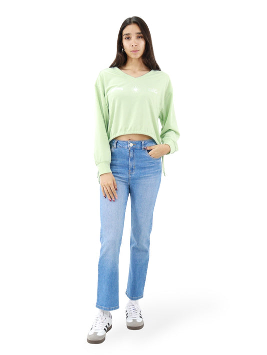 Jeans Recto-Tiro Alto