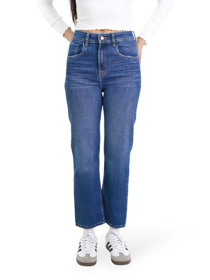 Jeans Recto-Tiro Alto