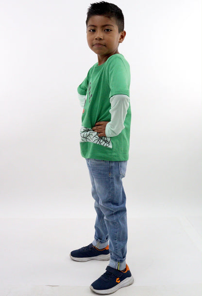 Jeans skinny azul claro