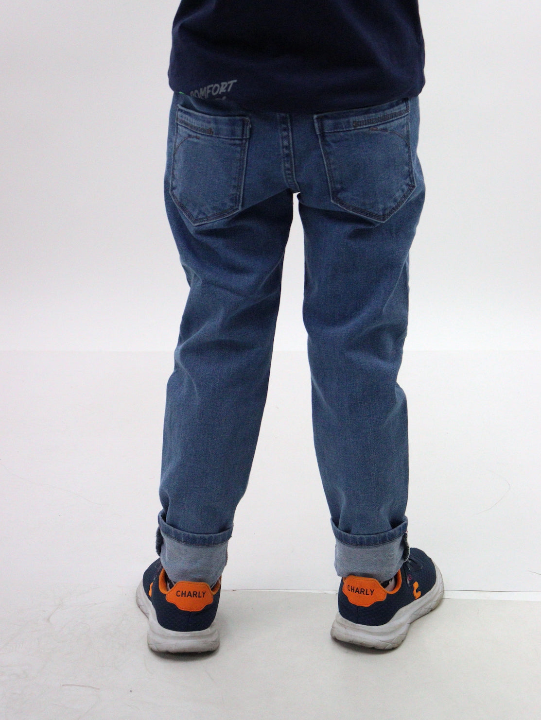 Jeans skinny azul medio