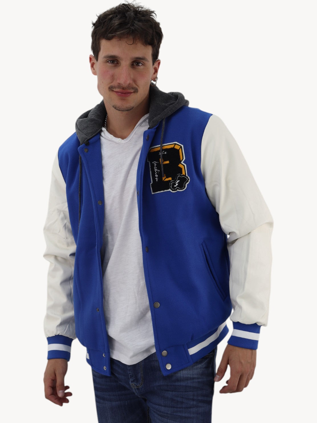 Chamarra baseball-Azul
