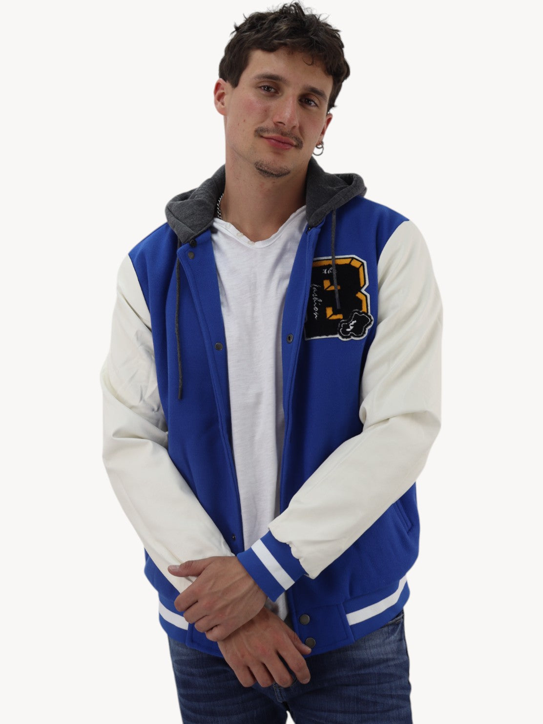 Chamarra baseball-Azul