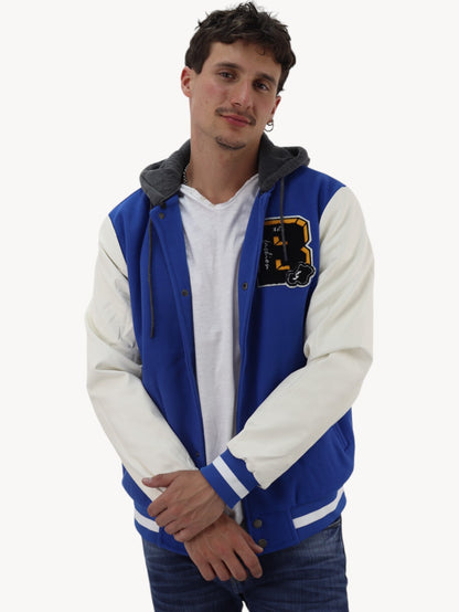 Chamarra baseball-Azul