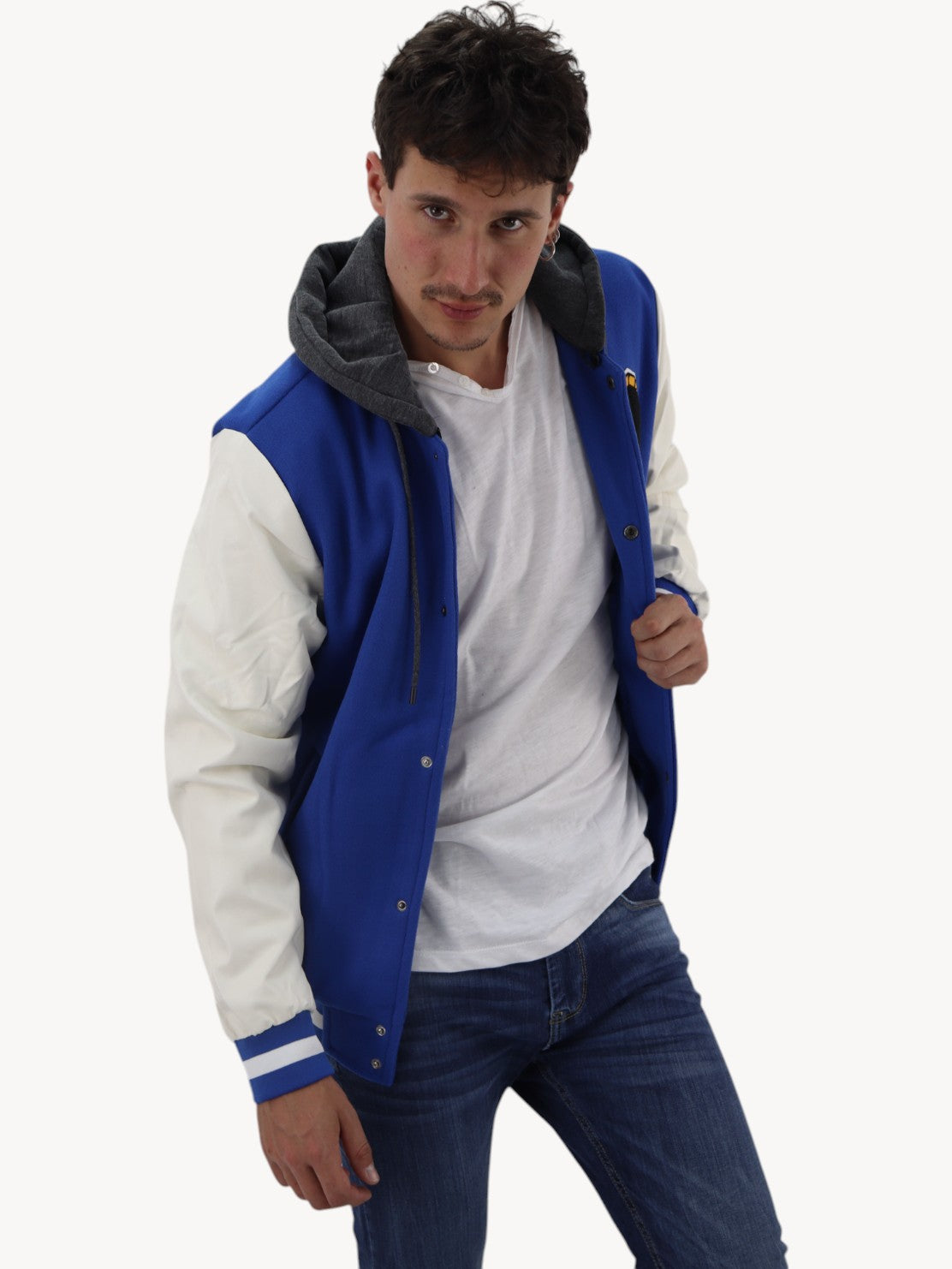 Chamarra baseball-Azul