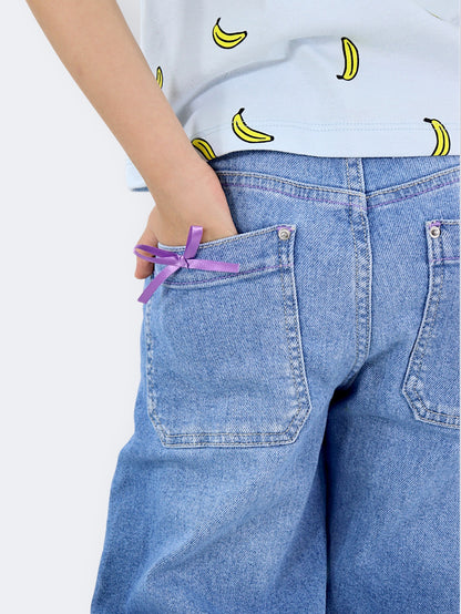 Jeans Wide Leg Cargo