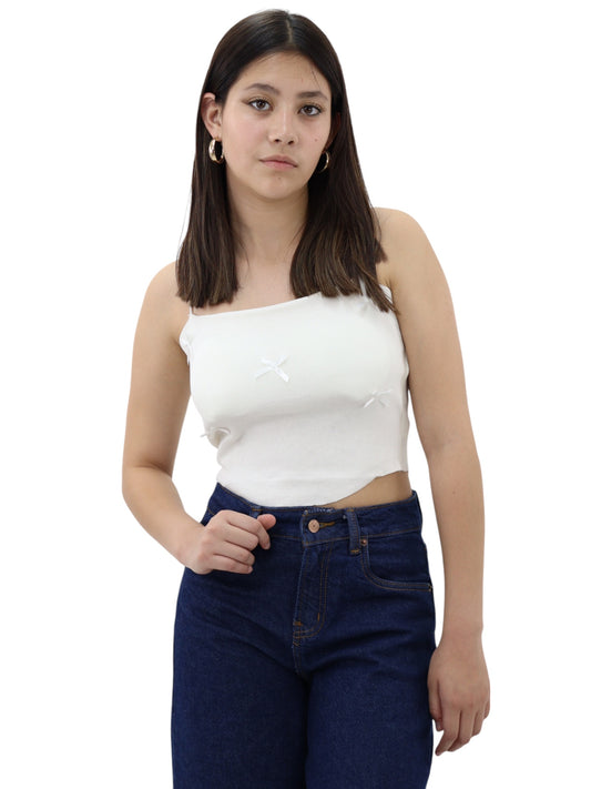 Blusa tank coquette