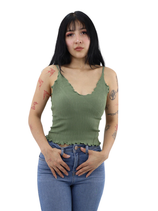 Top Tank Verde Militar
